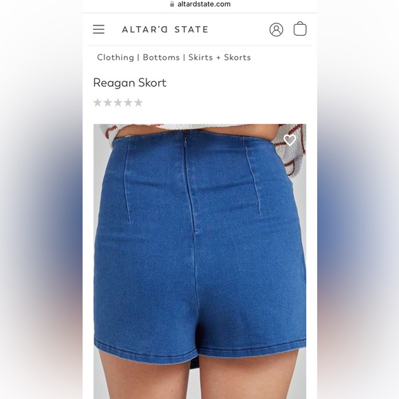 Altar’d State Reagan Skort NWT size S - Picture 8 of 8